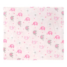 Chiqui Mundo Frazada Para Bebe Ligera Chiqui Mundo Microfibra 70*80 Cm Elefantitas