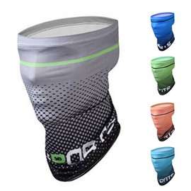 Outdoor Multi-functional Cooling UV Protection Neck Gaiter Mask Grey 2ea