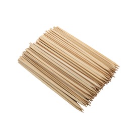 G.E.T. Enterprises 8" flat bamboo skewer,100@ per inner bag, 10 inner bags per