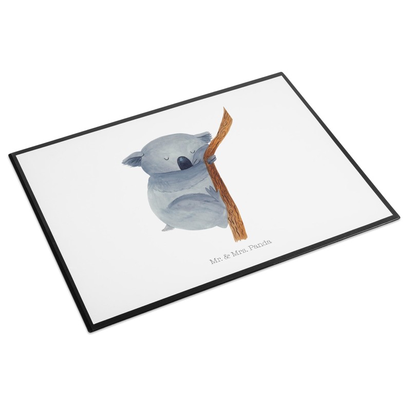 Mr. & Mrs. Panda Koala Bear Desk Mat, Gift, Office