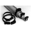 ajile QHC115x20-FBA Double Gripping Plastic Hose Clamps Black Pipe Clamp
