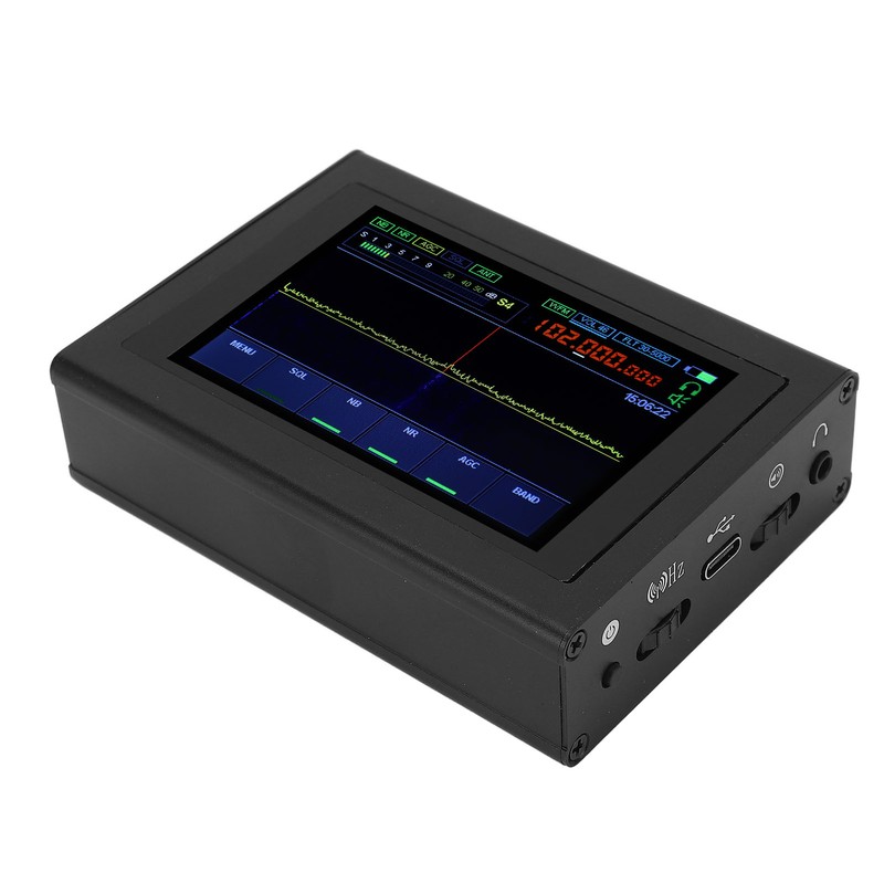 DSP SDR Radio Receiver 50GHz~250MHz 4GHZ~2GHZ Shortwave 3.5in Touching IPS