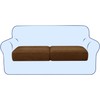 SUBRTEX Stretch Couch Cushion Covers Soft Sofa Seat Slipcover for