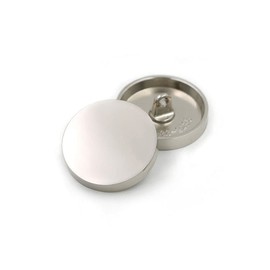 5pcs Metal Shank Sewing Buttons for Craft Button for Clothing Decoration DIY Handmaking Accessories (Silver, 18mm)