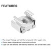sourcing map M5 x 0.8mm Cage Nut, 5Pcs Snap-in Cage