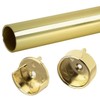 Polished Brass Custom Cut 1-5/16” Diameter Closet Wardrobe Rod |