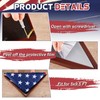 Mindsoft Flag Case for Burial with Folded Memorial American Stars