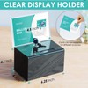 MaxGear Acrylic Donation Suggestion Box with Lock, Secure and Safe