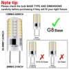 Gaormii G8 LED Bulb Dimmable 3W Natural White 4000K 120V