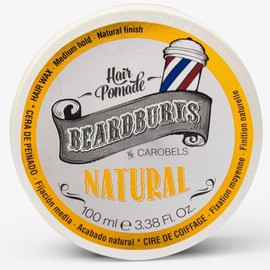 Beardburys Natural Hair Styling Paste for Men, Medium Hold & Minimal Shine, 3.5 Fluid Ounces, Barber Grade, Flexible Texture, Moisture Natural Finish