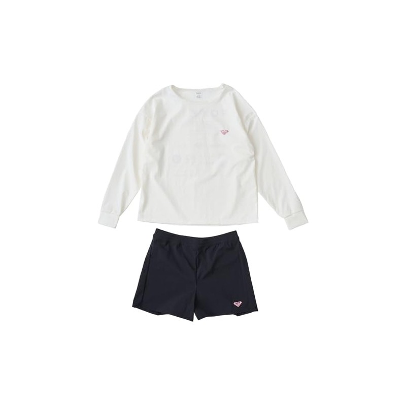 Roxy Rash Guard Set MINI HEAR THE WAVES Girls, white,