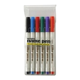 Munhwa Name Pen 6 Colors/Set / 문화 네임펜 6색SET