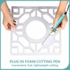 Vmxlso Polystyrene Cutter Hot Wire Cutter, AC110-240V Styrofoam Cutter, 10
