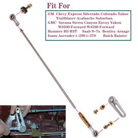 ACA-1800 21'' 700R4 Transmission Shift Linkage Kit for Chevy C1500 C10 Chevelle GM Turbo-Hydramatic TH-200,TH200-4R,TH-350,TH-400,4L60,4L60E,TH700-R4 &4L80E Transmission Column Shift Linkage CB5010.