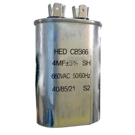 Golf Cart 4uF Capacitor, 4 uF Canister Type Fits E-Z-Go PowerWise II, Lester Replacement