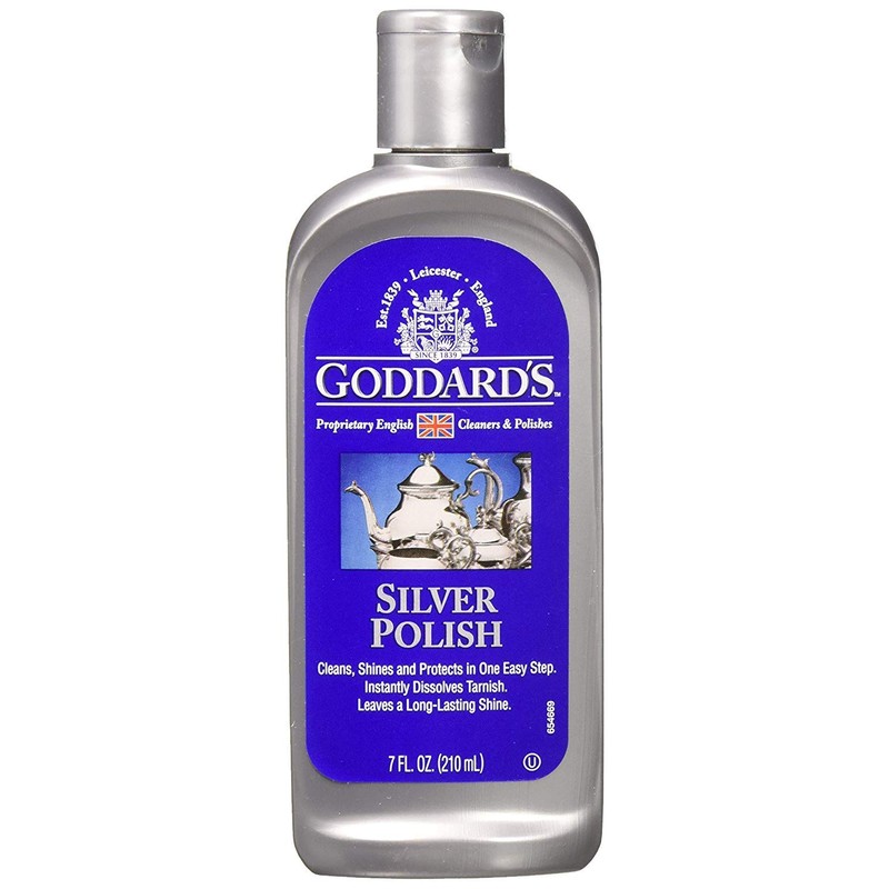 Goddard's Silver Polish Liquid, Tarnish Remover, 7 oz (Pack of