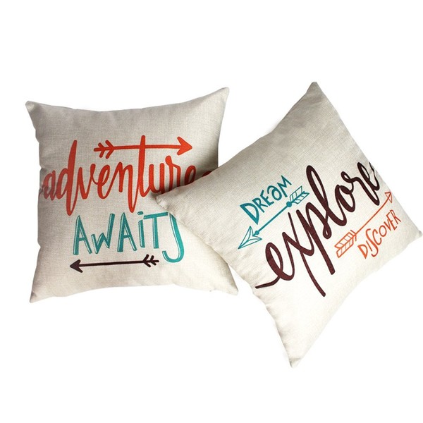 ULOVE LOVE YOURSELF Set of 2 Arrows Throw Pillow Case