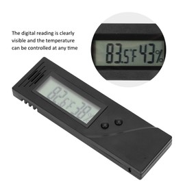 AUHX Humidor Humidity Meter, Cigar Digital Hygrometer Simple Convenient Safe Digital Reading for Protect the Cigar for Cigar Lovers for Humidor Accessory for Men