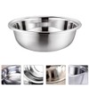 MUCKLILY Stainless Steel Basin, Large Mixing Bowl Colander Washing Bowl