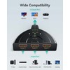 HDMI Switch 4k@30Hz,GANA Gold-plated HDMI Switch swicher splitter 3 port,