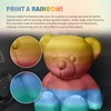 OVERTURE Matte PLA Rainbow Filament 1.75mm, 1kg Cardboard Spool (2.2lbs),