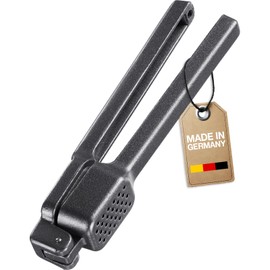 Westmark Biopress Black Edition Garlic Press - Ergonomic Garlic Press Dishwasher Safe - Extra Grip Feel - Anthracite