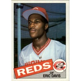 1985 Topps Baseball Rookie Card #627 Eric Davis