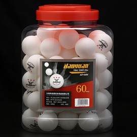 IEYGFAA Set de Pelotas de Ping Pong, 60 Pelotas de Ping Pong de Tres Estrellas 40 mm, Alto Rendimiento Y Tecnología en Rebote Óptimo, para el Entrenamiento de la Competencia Entretenimiento (Blanco)