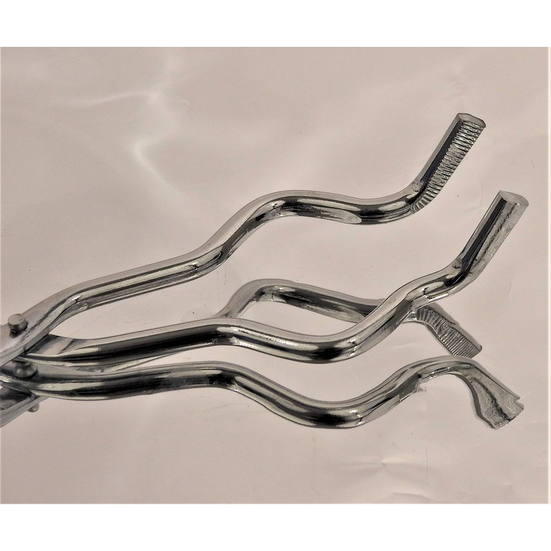Chang Bioscience Crucible Tongs, Steel, 15 3/4" (40 cm), Silver