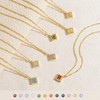 CHESKY Dainty Birthstone Necklace for Women, Trendy Gold Diamond Necklaces