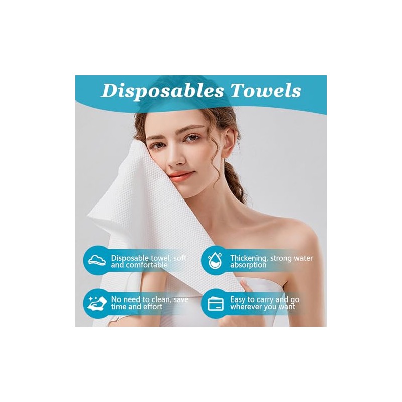 100 Toallas Desechables Salones Belleza