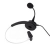 Call Center Headset Mono Noise Cancelling Dual 3.5mm Plug Computer