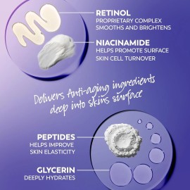 Olay Retinol 24 Face Moisturizer, Anti-Aging Night Cream for Women, Fragrance