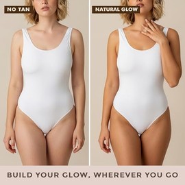 Beauty by Earth- Loción autobronceadora bronceadora: con ingredientes naturales y orgánicos, loción autobronceadora en tamaño de viaje, sin