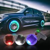Car Tire Wheel Lights, 4Pcs Air Valve, Solar Valve Cap