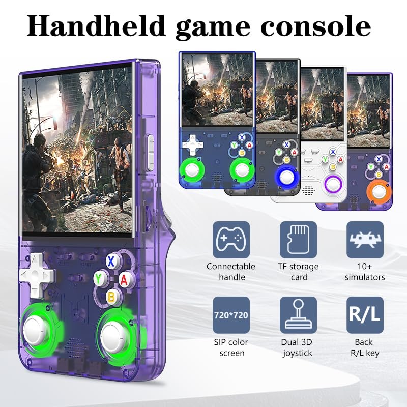 New R36 Ultra Handheld Game Console, 4" IPS Screen Portable