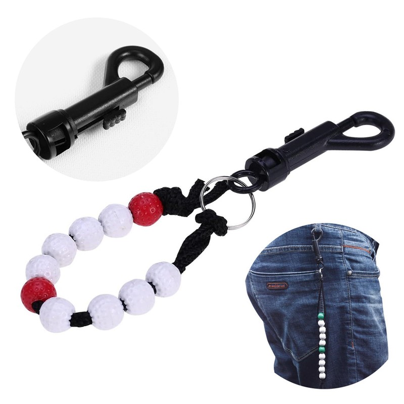 Qianxihu 3Pcs Golf Bead Counter Stroke Bead Counters Golf Shot