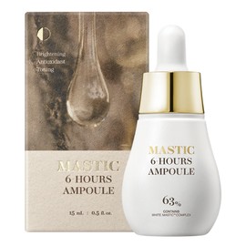 Mastina Mastic Ampoule Serum Spoid Type (Dropper Type, 0.5fl oz) - Serum for Even Skin Tone and Elasticity. Fermented Mastic Gum