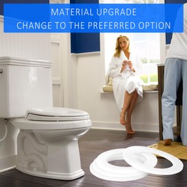 1PCS Toilet Silicone Seal Gasket Replacement for Toto Flush Valve THU440-A, THU451,10A-A, Flush Valve Silicone Sealing Gasket 2.12Inch(54mm) ID, 3.14Inch(80mm)