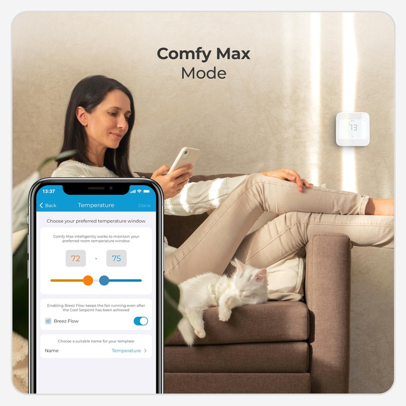 Breez Max | ENERGY STAR CERTIFIED Smart AC Controller |