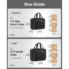 HOTOR Travel Toiletry Bag for Women - Spacious Toiletry Bag