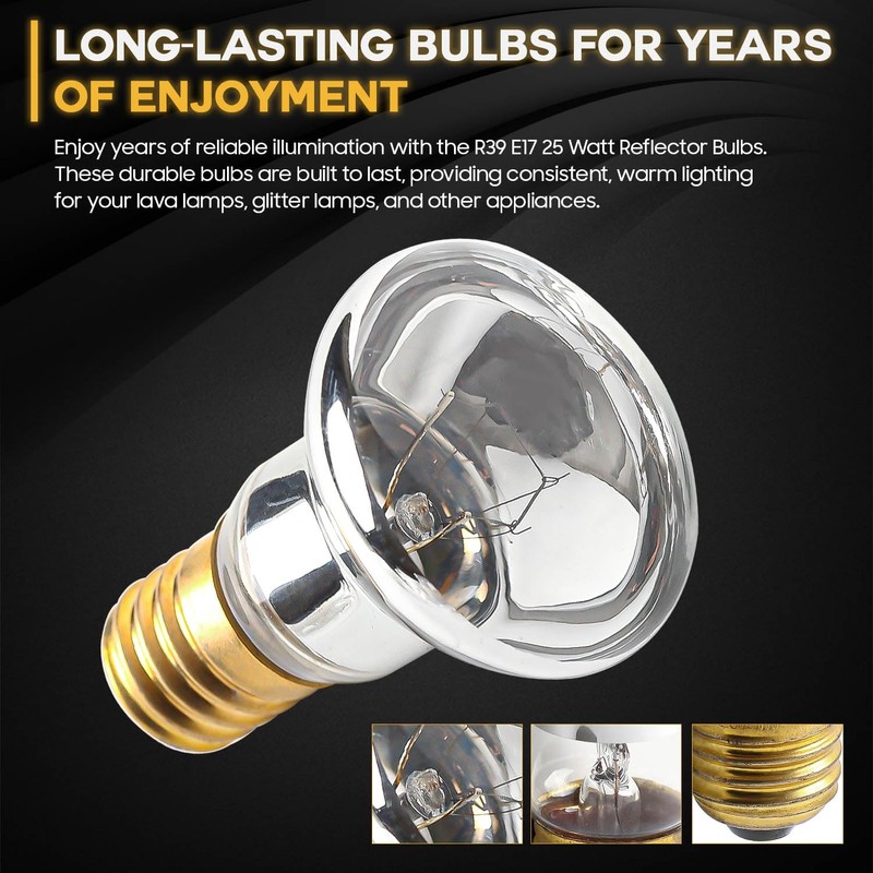 Seentech R39 E17 25W 120V Reflector Incandescent Bulb – Adjustable