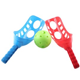 Badasa Game Trackball Sport Lacrosse Racket Game Catch Scoop Ball Set for Kids and Adults