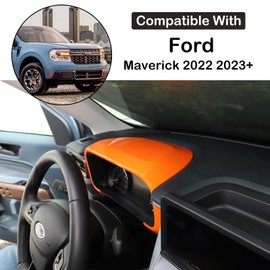 Car Dashboard Meter Frame Cover Trim Compatible with Ford Maverick 2022 2023 Aunginsy Car Center Console Dash Board Trim Frame Dashboard Moulding Protection Cover Decorative ABS Interior Accessories