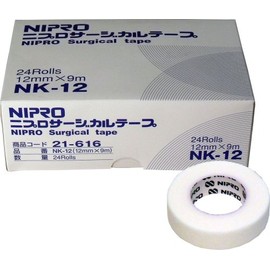 Nipro Surgical Tape, 0.5 inch x 3.9 ft (12 mm x 9 m), Pack