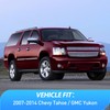 Nilight Window Rain Guards for Chevy Tahoe/GMC Yukon 2007 2008