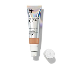 It Cosmetics CC Cream con Protector Solar FPS 50+ - Base de Maquillaje Correctora de Cobertura Completa, 7 en 1 con Suero Hidratante, Vitamina E y Niacinamida, 32 ml