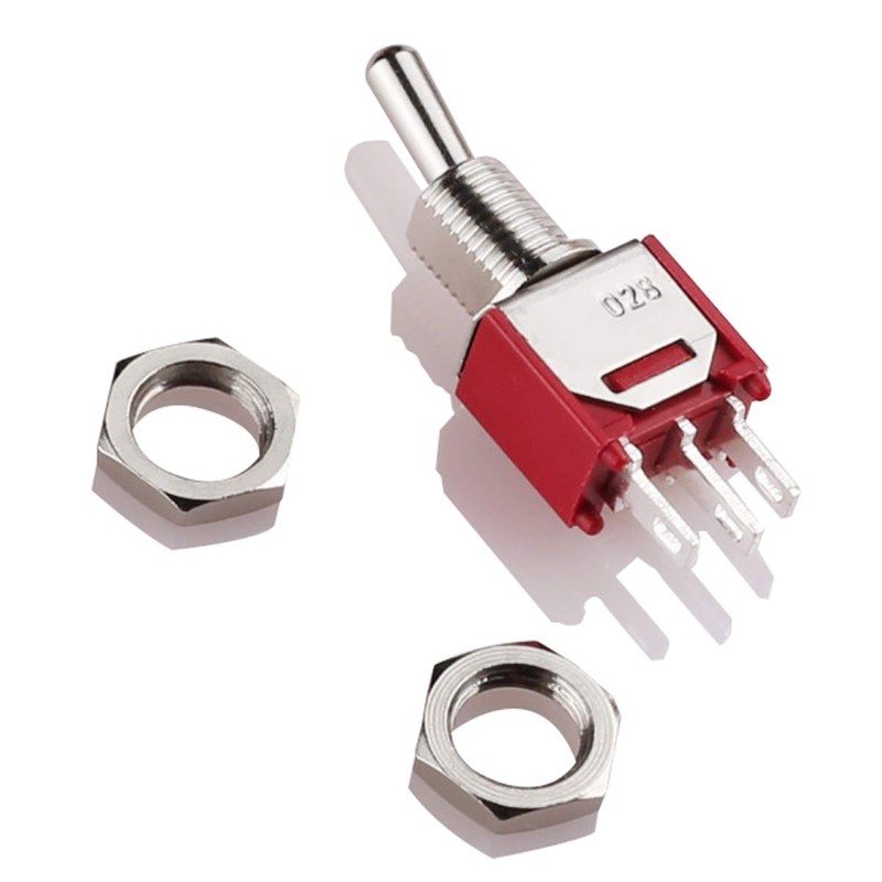 CLDIY Toggle Switch ON/ON 2 Position 3 Pin SPDT Mini