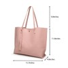 Dreubea Women's Soft Faux Leather Tote Shoulder Bag from, Big