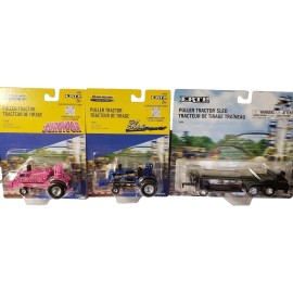 ERTL 1:64  NEW HOLLAND PULLING TRACTORS SURVIVOR & BLUE POWER Pullers PLUS SLED